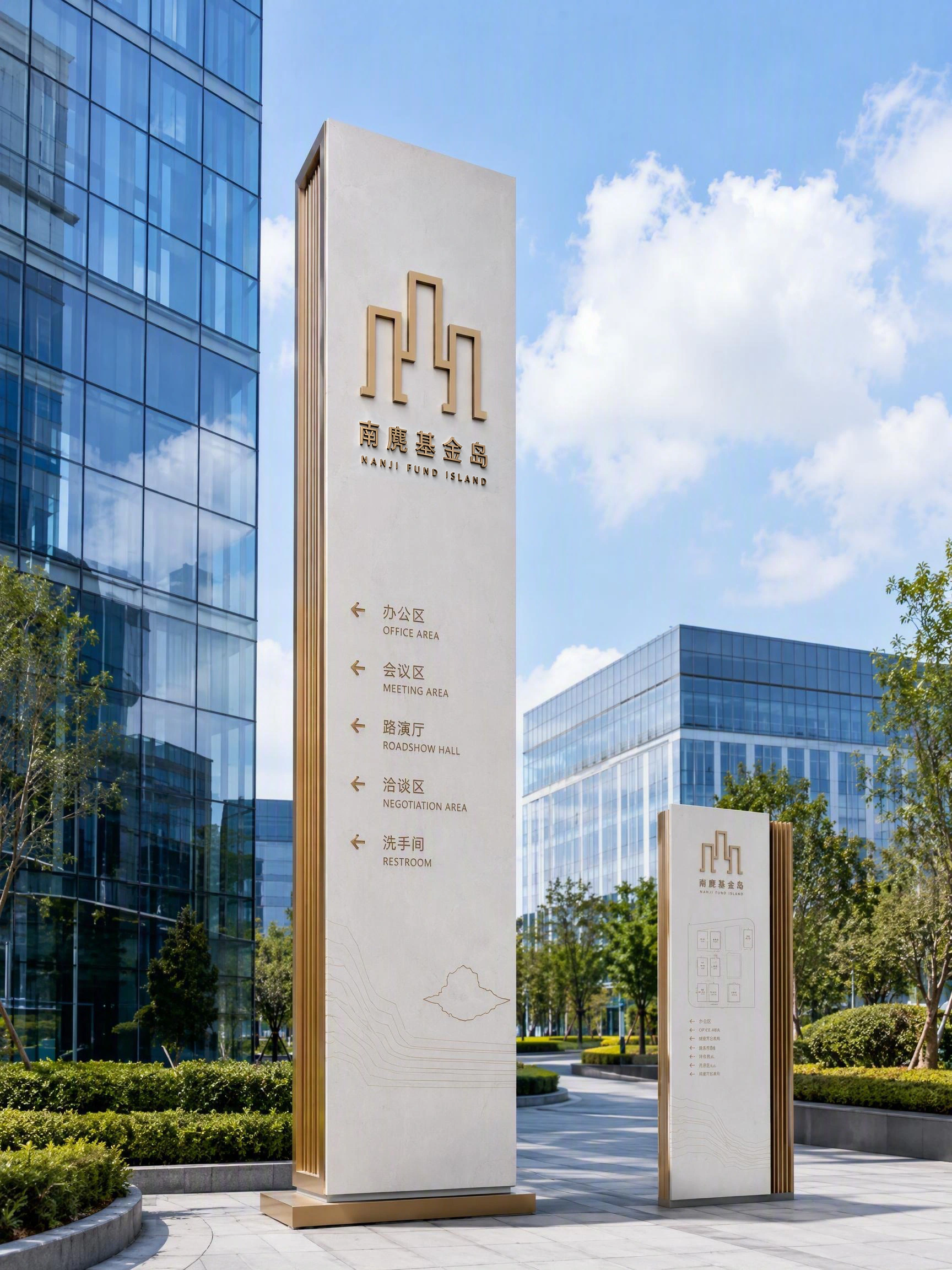 南麂基金岛园区户外导视系统设计